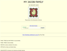 Tablet Screenshot of myjacobfamily.com